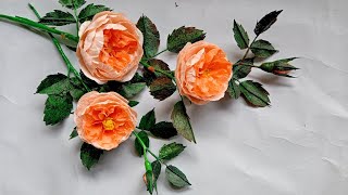 Wow😱The Most Expensive Flower in the World How to Make Juliet Roses from Crackle Bags [upl. by Bueschel]