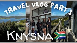 KNYSNA ✈️ GIRLS’ TRIP PART 1 AIRPORT LOUNGE DRAMA  GARDEN ROUTE DRIVE SOUTH AFRICA TRAVEL VLOG [upl. by Araec]