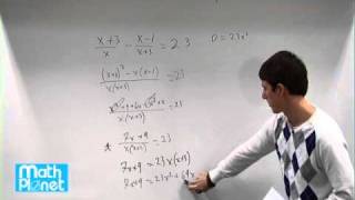 Solving rational expression [upl. by Irmo]