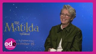 TERRIFYING The Hilarious Dame Emma Thompson on Playing Miss Trunchbull [upl. by Gievlos]