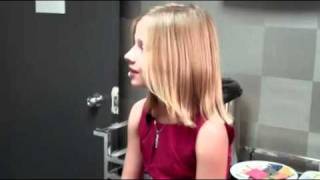 Jackie Evancho backstage interview the View Nov 2010 [upl. by Anifur751]