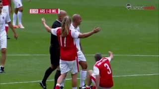 ArsenalMilan  Di Canio e Winterburn rissa in campo 20 [upl. by Ahsikam474]