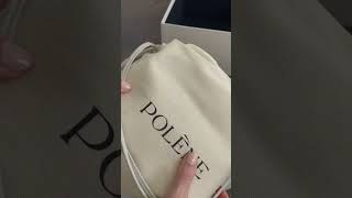 Polene Paris Beri unboxing 🤍 polene poleneparis poleneparishandbag poleneberi poleneparisberi [upl. by Ruella]