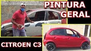 Pintura Automotiva  Pintura Geral Citroen C3 [upl. by Broddy601]