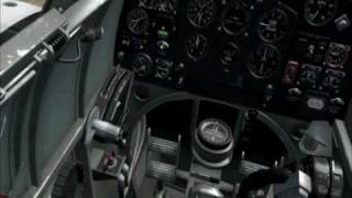 Realair Spitfire Test Flight Part2 FSX [upl. by Nylasej]