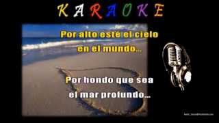 Karaoke  Daniel Santos  Bolero  Obsesión [upl. by Roht]