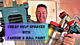 Erbauer ESP800 HVLP sprayer  Farrow and Ball Paint [upl. by Fleming]