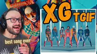 XG  TGIF Official Music Video  first time reaction and going nuts [upl. by Lundell]