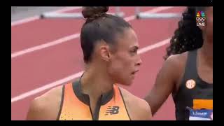 Womens 400m Hurdles Semi Final Heat 1 Paris Olympics 2024 athletics olympics parisolympics2024 [upl. by Nahpets]