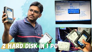 How to Set Up Multiple Hard Drives in a PC Windows 10  Windows 11 [upl. by Akirdna902]