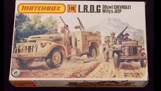 176 RevellMatchbox LRDG Set Build  Part 1  Jeep [upl. by Tyoh865]