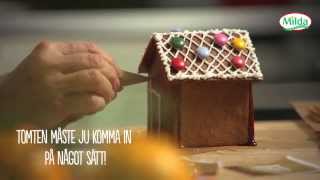 Baka pepparkakor och gör ett pepparkakshus med Milda [upl. by Johnnie]