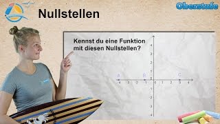 Nullstellen ganzrationaler Funktionen  Oberstufe ★ Übung 2 [upl. by Gurl610]