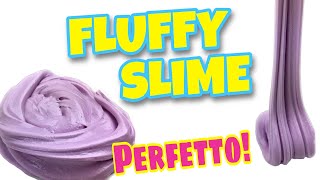 💜 Come fare un FLUFFY Slime Perfetto Tutorial [upl. by Ahcsrop]