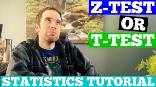 ZTests vs TTests  Statistics Tutorial 013 [upl. by Assanav]