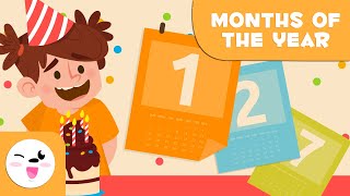 Months of the Year  Vocabulary for Kids [upl. by Arytahs]