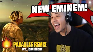 Cordae  Parables Remix ft Eminem Official Audio Reaction [upl. by Englebert688]