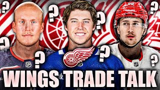 DETROIT RED WINGS TRADE TALK MITCH MARNER MARTIN NECAS PATRIK LAINE [upl. by Janetta636]