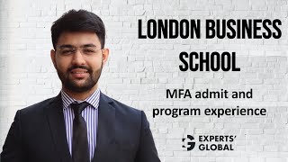 MFA from London Business School with scholarship  Deepak’s story [upl. by Benia]