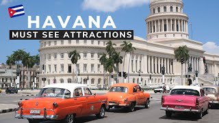 ONE DAY IN HAVANA CUBA  The Best Things to See and Do  4K [upl. by Florri]