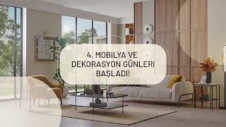 4 Mobilya ve Dekorasyon Günleri Başladı [upl. by Trager65]