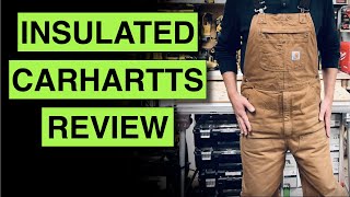 Can these handle EXTREME COLD Carhartt Insulated Bib Duck Overalls REVIEW [upl. by Ttimme914]