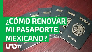 ¿Cómo puedo renovar mi pasaporte mexicano [upl. by Arriat251]