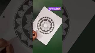 मंडला Painting 🖼  mandala art art Painting wayofcreativity [upl. by Nimrac]