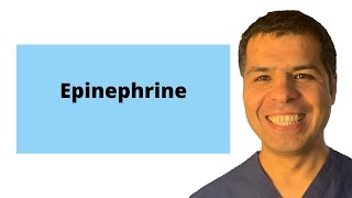 ICU crash course 75 Epinephrine a powerful vasopressor [upl. by Thorndike]