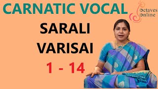 Sarali Varisai  1  14 All three speeds [upl. by Larkins]