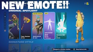 Fortnite Item Shop New Emote  Interstellar Bass 2622024 [upl. by Shelman576]