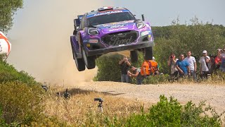 Rally Italia Sardegna 2022 WRC JUMPS amp ACTION [upl. by Nadean]