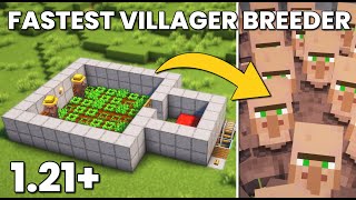 Minecraft Easiest Villager Breeder in 121Tutorial [upl. by Julian]