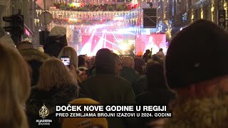 Doček Nove godine u regiji Brojni izazovi u 2024 [upl. by Itsirk]