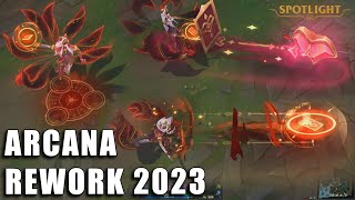 Ahri Arcana Rework 2023 PREVIA [upl. by Jerad]