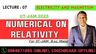 special theory of relativity previous years  IITJAM PHYSICS lectures [upl. by Norag519]