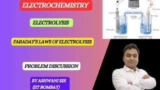 Electrolysis ll Faradays laws of Electrolysis ll Electrochemistry class 12 [upl. by Pownall431]