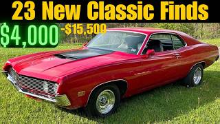 Rare Finds 23 Classic Cars For Sale Under 15500 [upl. by Onimixam]