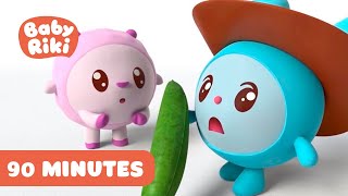 BabyRiki  90 Minutes with BabyRiki Best episodes collection  Cartoons for Kids  0 [upl. by Vladimar]