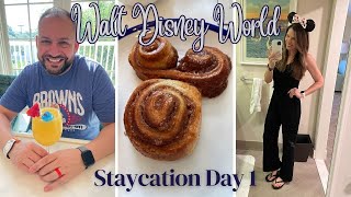 Walt Disney World Staycation Day 1 Disneys Boardwalk Inn Innkeepers Club amp Epcot [upl. by Ole]