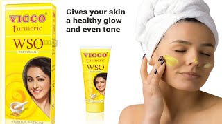 vicco turmeric wso skin cream ka honest review beauty night cream and result pimples free skin 😲😱🤫 [upl. by Imelda]