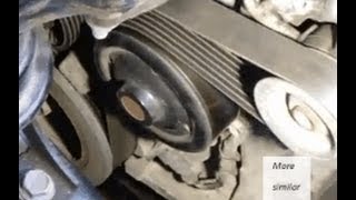 How to replace drive belt or serpentine belt Toyota Corolla VVTi engine Years 20002009 [upl. by Nazler]