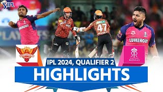 SRH vs RR Qualifier 2 Highlights Sunrisers Hyderabad vs Rajasthan Royals  Full Match [upl. by Lyrehc]