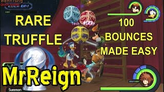 KINGDOM HEARTS 15 HD  FINAL MIX RARE TRUFFLE  100 Bounces  SHIITAKE amp MATSUTAKE RANKS [upl. by Arayc]