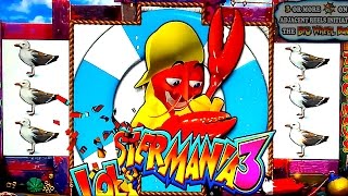 Lobstermania 3 Slot Machine AS IT HAPPENS Big Win Bonus [upl. by Otirecul217]