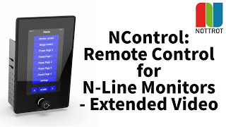 NControl  Remote Control for NLine Monitors Extended Video [upl. by Phillis]