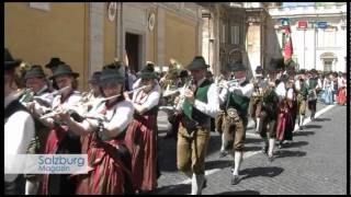 Die Musikkapelle Grödig zu Gast im Vatikan wwwrtssalzburgat [upl. by Abagail572]