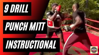 Analyzing Deontay Wilders Mitt work  Punch Mitt Instructional  Best Drill System to learn Boxing [upl. by Alieka]