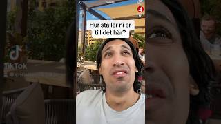 Byta blöja på restaurang 🤯 komedi svenskhumor nyheter [upl. by Suk]