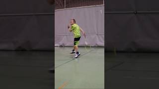 Badminton Trickshot Behind the Back Wins and Fails trickshots badminton [upl. by Nazus]